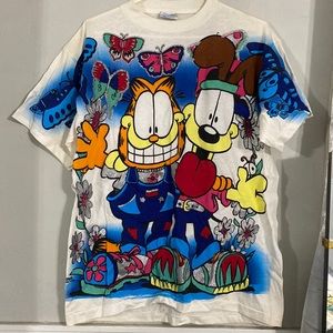 Vintage Garfield tee size large